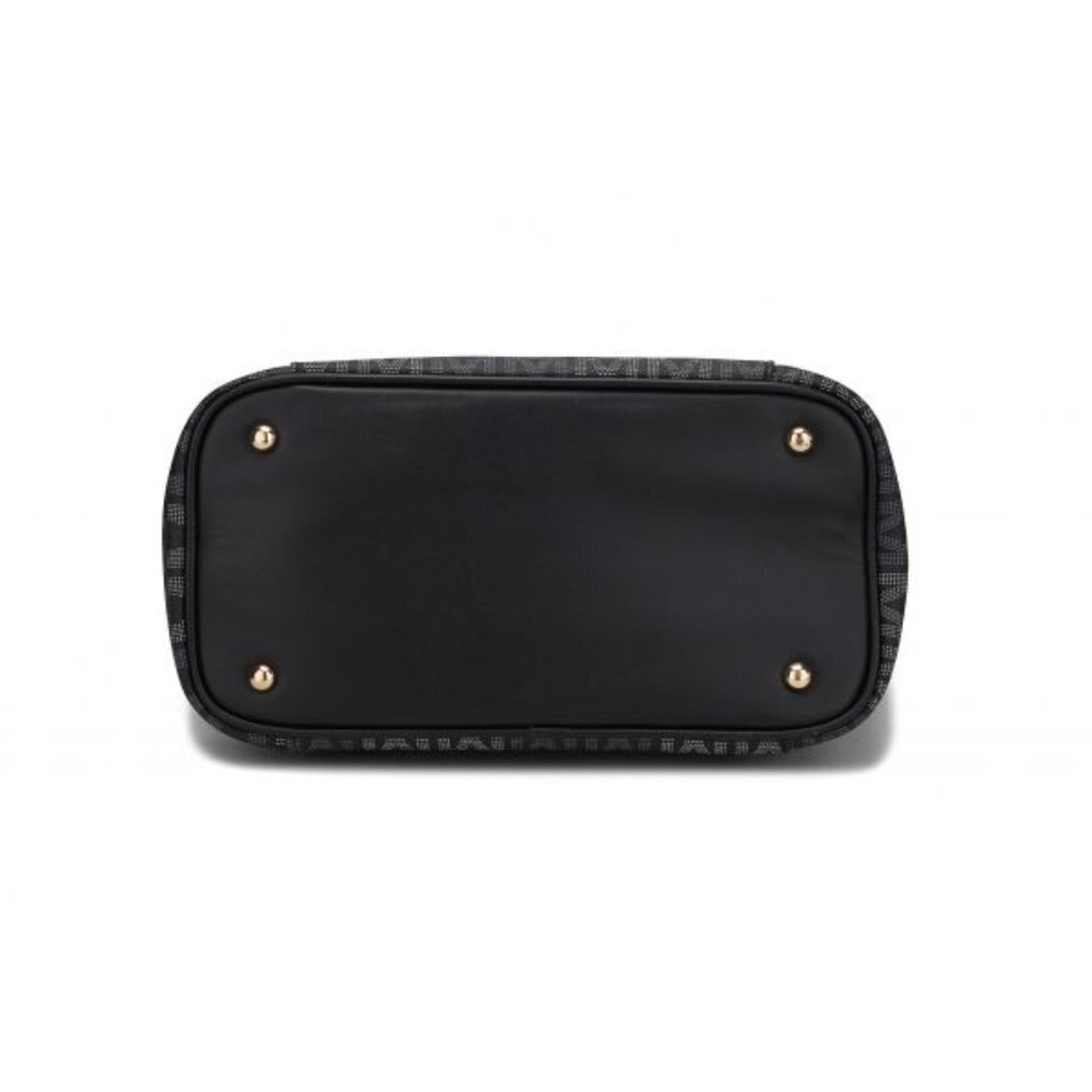Cavalli Tote Black with Luxurious Gold-Tone Hardware. MKF Collection NWT - Picture 4 of 7